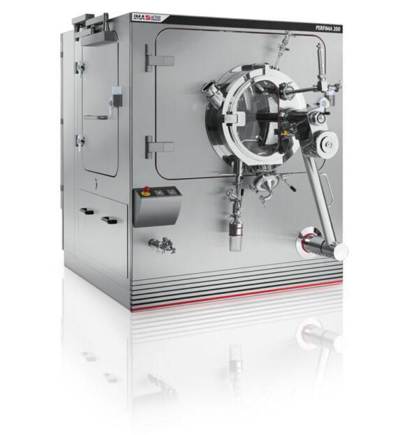 PPS a/s R&D desktop tablet coater from Diosna